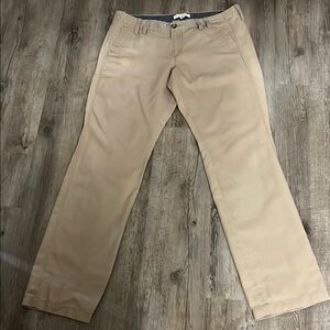 Banana Republic Tan Cotton Linen Blend Straight Leg Pants sz.10